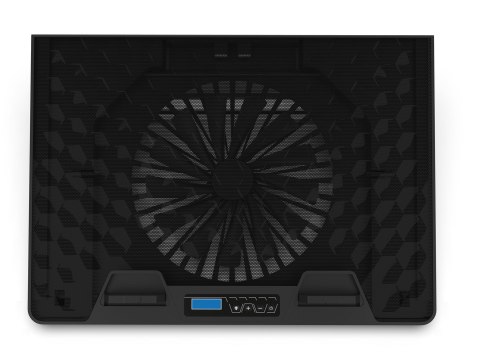 Inca INC-608GMS stojak na laptop Podstawka na notebooka Czarny 43,2 cm (17")