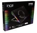 Inca INC-608GMS stojak na laptop Podstawka na notebooka Czarny 43,2 cm (17")
