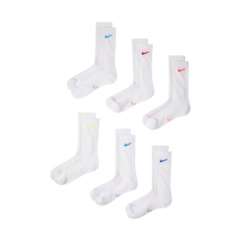 Skarpety Nike Everyday Elevated 6-par białe HQ8021 906 r.38-42,5