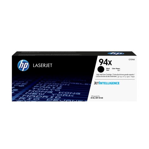 HP 94X High Yield Black Original LaserJet Toner Cartridge