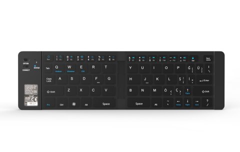 Inca IBK-579BT klawiatura Dom Bluetooth Metaliczny, Srebrny