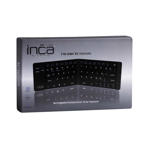 Inca IBK-579BT klawiatura Dom Bluetooth Metaliczny, Srebrny