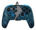 PDP Rematch: Sheikah Shoot Czarny, Niebieski USB Gamepad Analogowa/Cyfrowa Nintendo Switch, Nintendo Switch Lite, Nintendo Switc