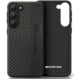 AMG AMHCS23MBLSCA S23+ S916 czarny/black hardcase Carbon Stripe&Embossed