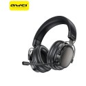 Słuchawki nauszne bezprzewodowe AWEI AT36 Bluetooth 5.4 z mikrofonem czarne