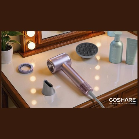 Suszarka do włosów COSHARE SuperFlow1 PRO HD10E fioletowy
