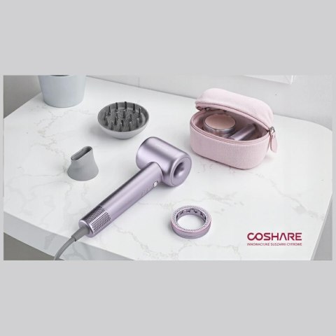 Suszarka do włosów COSHARE SuperFlow1 PRO HD10E fioletowy