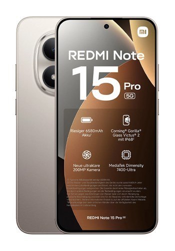 Xiaomi Redmi Note 15 Pro 5G 8/256GB Titanium