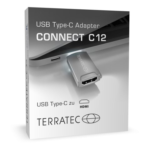 Terratec CONNECT C12 USB Type-C HDMI Szary