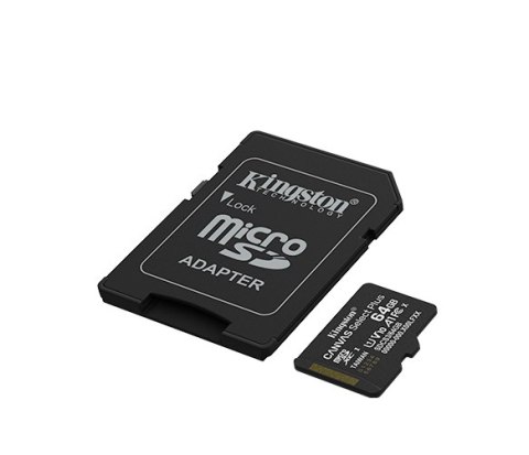 KINGSTON microSDXC 64GB Canvas Select Plus 3 + ADP