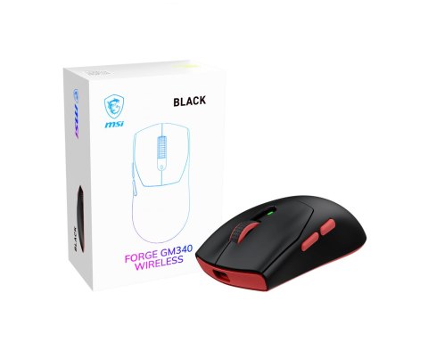 MSI FORGE GM340 | Bezprzewodowa | 2,4 GHz, Bluetooth, USB 2.0