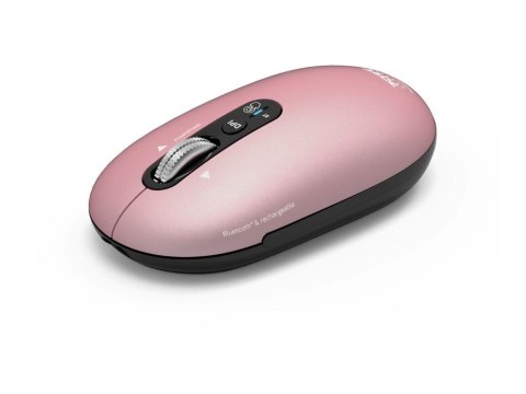 Mysz PORT CONNECT | PURE MAC | Bezprzewodowa | Bluetooth | Różowa