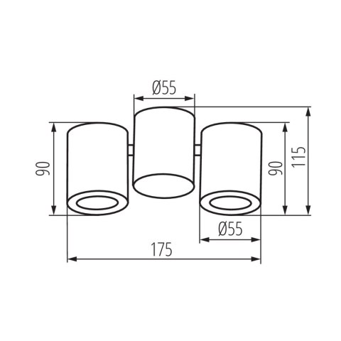 Kanlux S.A. 32952 oświetlenie sufitowe GU10