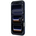 Etui BMW M Carbon Metal Logo MagSafe do iPhone 18 Pro / 17 Pro niebieski