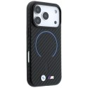 Etui BMW M Carbon Printed Ring MagSafe do iPhone 18 Pro / 17 Pro czarny
