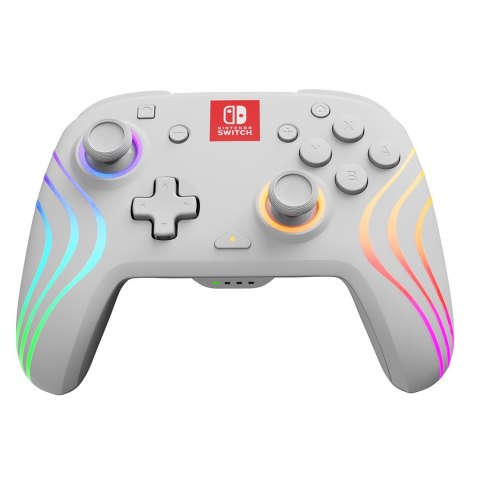 PDP Afterglow Wave Biały USB Gamepad Analogowa/Cyfrowa Nintendo Switch, Nintendo Switch Lite, Nintendo Switch OLED