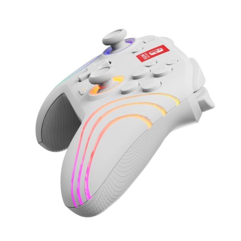 PDP Afterglow Wave Biały USB Gamepad Analogowa/Cyfrowa Nintendo Switch, Nintendo Switch Lite, Nintendo Switch OLED