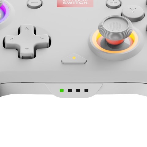 PDP Afterglow Wave Biały USB Gamepad Analogowa/Cyfrowa Nintendo Switch, Nintendo Switch Lite, Nintendo Switch OLED