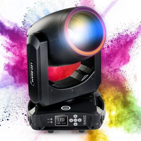 LIGHT4ME PRISMO BEAM 150W głowica ruchoma beam ośw