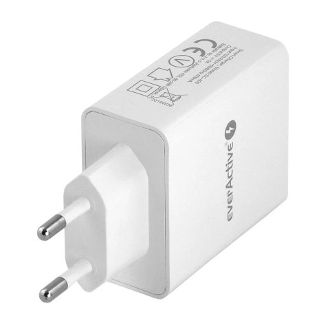 EVERACTIVE ŁADOWARKA SIECIOWA 4XUSB 5A - BIAŁA SC-400