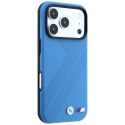Etui BMW M Tire Track Metal Logo MagSafe do iPhone 18 Pro / 17 Pro niebieski