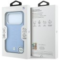 Etui BMW Sign Centered Deboss MagSafe do iPhone 18 Pro / 17 Pro niebieski