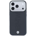Etui BMW Sign Centered Deboss MagSafe do iPhone 18 Pro / 17 Pro szary