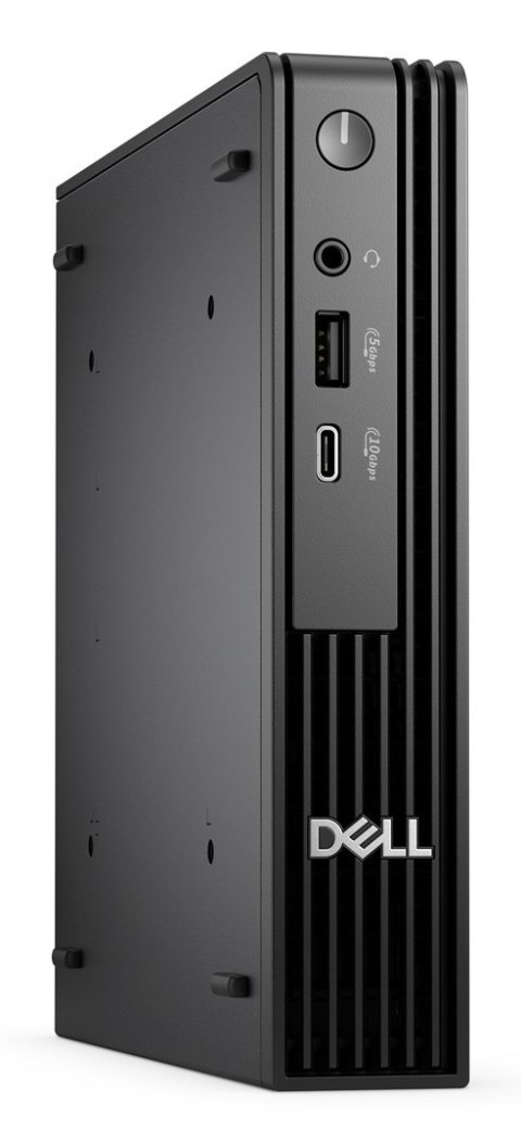 DELL Pro QCM1250 Intel® Core™ i3 i3-14100T 8 GB DDR5-SDRAM 512 GB SSD Windows 11 Pro Micro PC Mini PC Czarny