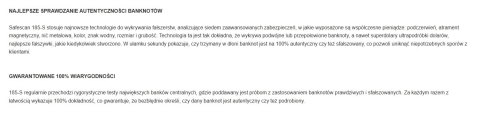 SAFESCAN AUTOMATYCZNY TESTER DO BANKNOTÓW 185-S