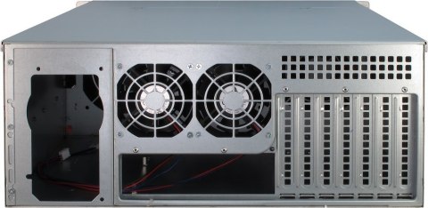Inter-Tech 4U-4424 Rack Czarny, Srebrny