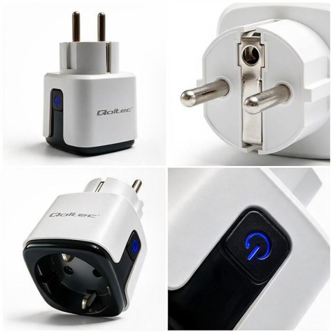 Inteligentne gniazdko Qoltec Wi-Fi 16A