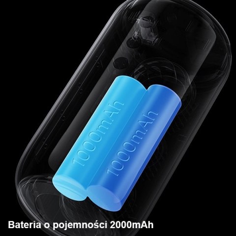 USAMS Głośnik YC Series Bluetooth 5.0 10W Waterproof Wireless Speaker with Lanyard czarny/black YC011YX01(US-YC011)