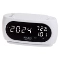 Budzik ADLER AD 1186 white