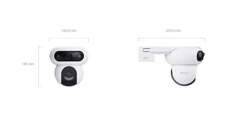 Kamera IP Ezviz HB90X Dual 4G Wi-Fi Kit 4MP+4MP z panelem solarnym 8W