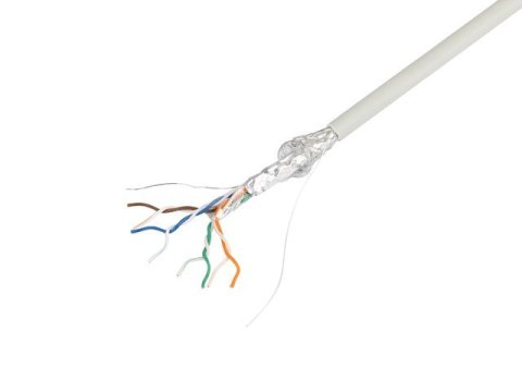 KABEL LAN SFTP KAT.5E 305M DRUT CU LSZH SZARY CPR + FLUKE PASSED LANBERG