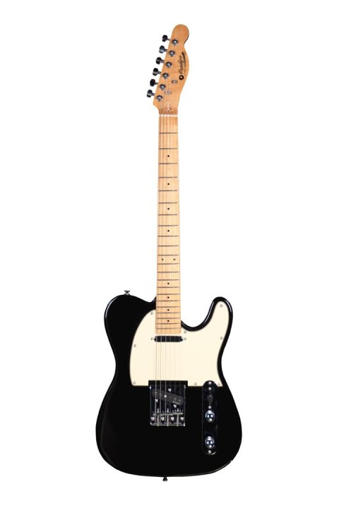 Prodipe TC80 MA Black - czarna gitara elektryczna SS z klonową podstrunnicą