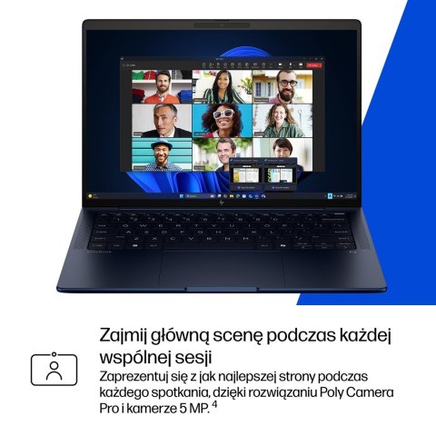 HP EliteBook X G1i 14 inch Notebook Next Gen AI PC Copilot+ PC Intel Core Ultra 7 258V Laptop 35,6 cm (14") 2K 32 GB LPDDR5x-SDR