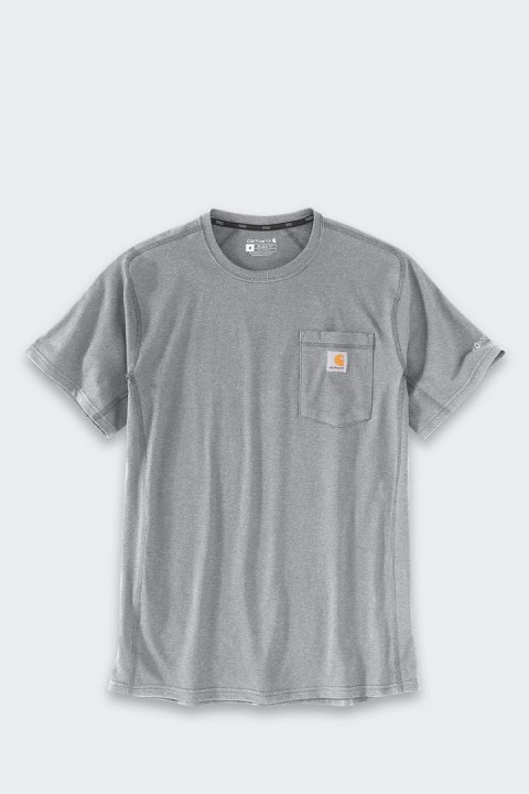 Koszulka Carhartt Force Mid Pocket Heather Grey