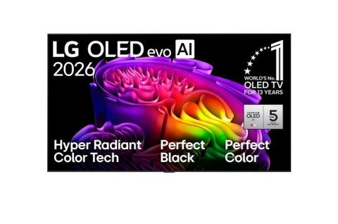 LG OLED65G61LW 165,1 cm (65") 4K Ultra HD Smart TV Wi-Fi Czarny
