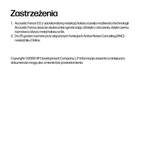 HP Poly Stereofoniczny zestaw słuchawkowy Bluetooth Focus 625