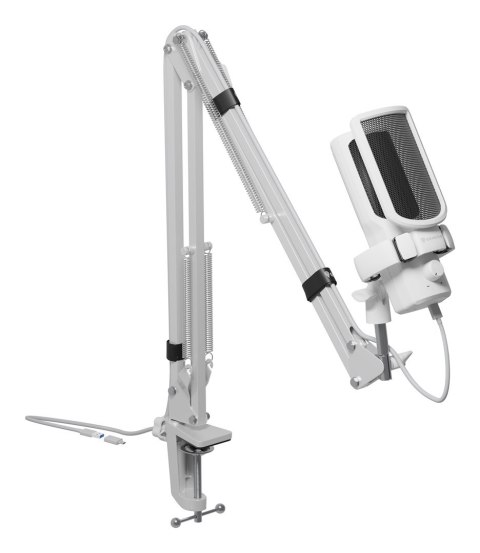 GENESIS Radium 251 White Biały Mikrofon do konsoli do gier