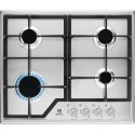 Electrolux KGS6426SX Stal nierdzewna Wbudowany 59 cm Gaz 4 stref(y)