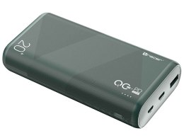 Powerbank Kori 20000mAh QC3.0-PD20W GR zielony