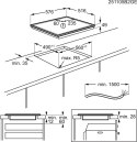 AEG TN64IA00XB Czarny Wbudowany 60 cm Płyta indukcyjna strefowa 4 stref(y)