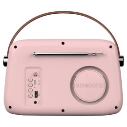 SAVIO RADIO PRZENOŚNE RÓŻOWE RS-03