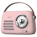 SAVIO RADIO PRZENOŚNE RÓŻOWE RS-03