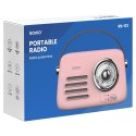 SAVIO RADIO PRZENOŚNE RÓŻOWE RS-03