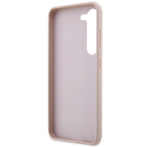 Guess GUHCS23SG4GLPI S23 S911 różowy/pink hard case 4G Stripe Collection