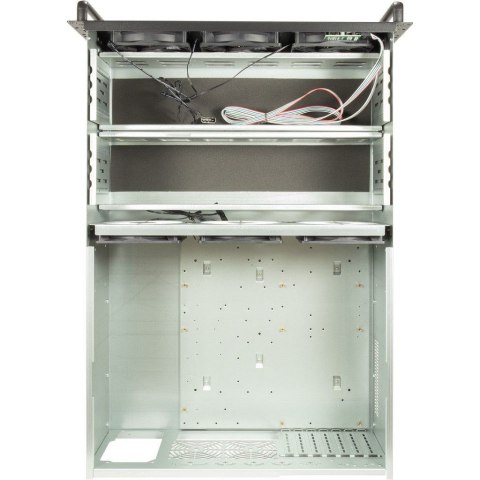 Inter-Tech 4F28 Rack Czarny, Srebrny