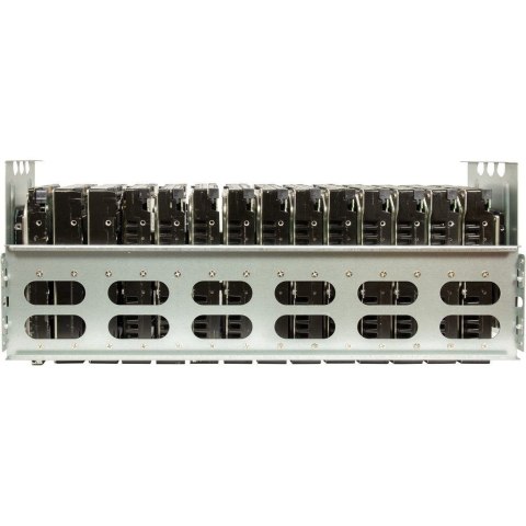 Inter-Tech 4F28 Rack Czarny, Srebrny